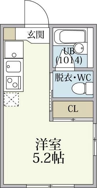 モアナコート北綾瀬 101号室 間取り