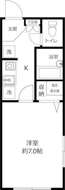ビラ・クランツ 205号室 間取り