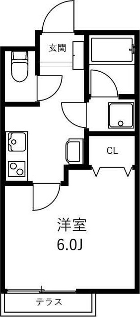 グランシャレー堀切菖蒲園Ⅱ 103号室 間取り