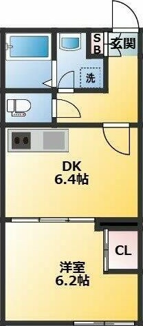 早稲田鶴巻町ＩＭＡハウス 202号室 間取り