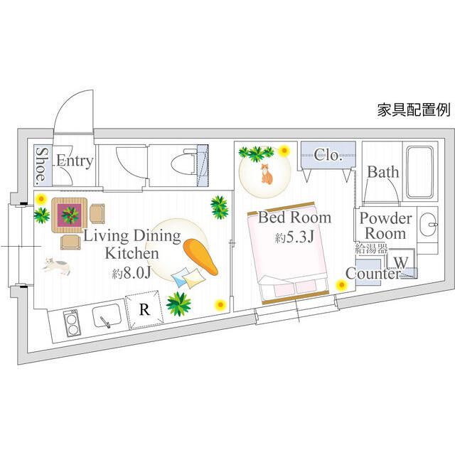 ＥＤＩＴ阿佐ケ谷 302号室 間取り