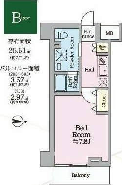 ＨＹ&rsquo;ｓ　ＫＡＭＥＡＲＩ 503号室 間取り