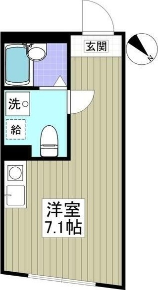 ＣＯＣＯＦＬＡＴ　ＴＡＢＡＴＡⅠ 304号室 間取り