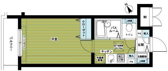 フェニックス高田馬場弐番館 302号室 間取り