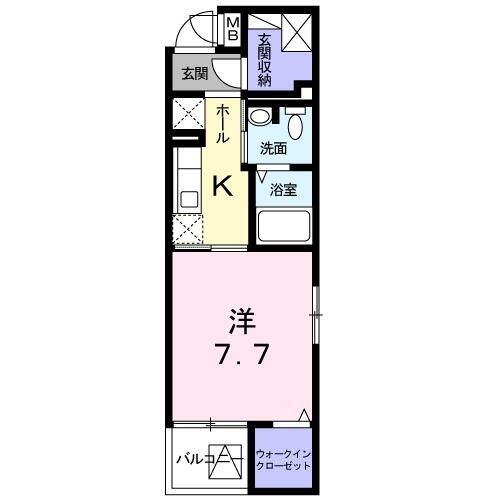 セシリア 301号室 間取り