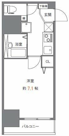 ステージファースト慶應三田 501号室 間取り