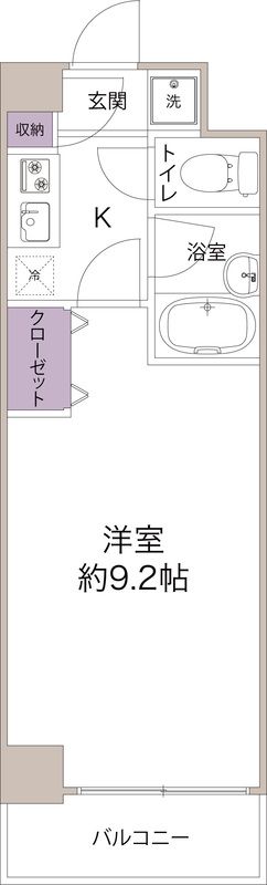 ヴィアレット原宿 103号室 間取り