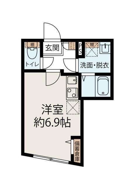 ＭＥＧＵＲＯ　ＥＤＧＥ 502号室 間取り