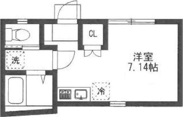フルーレ目白 102号室 間取り