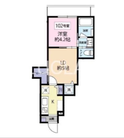 Ｙ&rsquo;ｓ中野本町 102号室 間取り