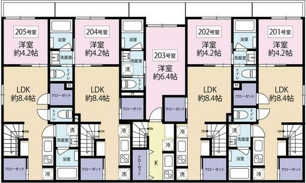 Ｙ&rsquo;ｓ中野本町 205号室 間取り