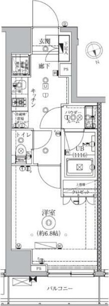 ドムス・スタイル高田馬場 902号室 間取り