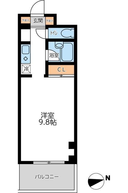 スワースモア　Ｓ棟Ｓ棟 205号室 間取り