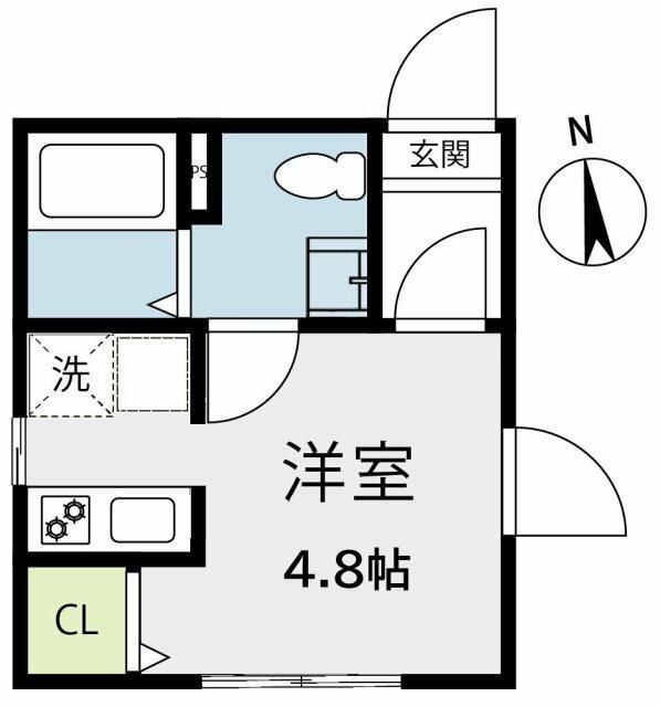 Ｓｅａｓｏｎｓ　Ｒｅｓｉｄｅｎｃｅ四谷三丁目 S4号室 間取り