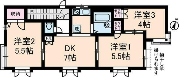 メゾン　エフ 201号室 間取り