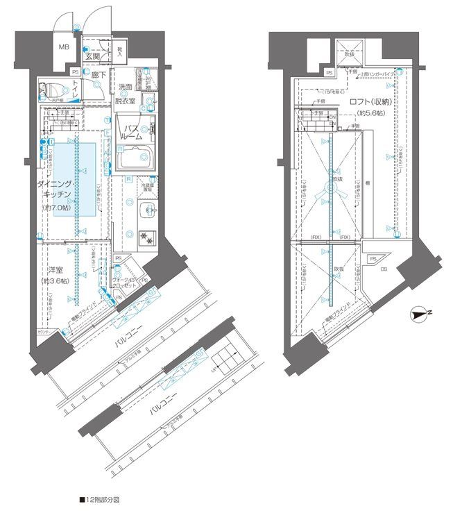 ＺＯＯＭ新宿御苑前 1505号室 間取り