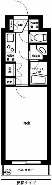 ルーブル都立家政 106号室 間取り