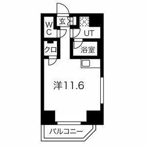 スパシエベレーザ大山 601号室 間取り