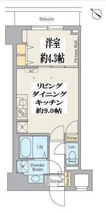 クレストコート江古田 305号室 間取り