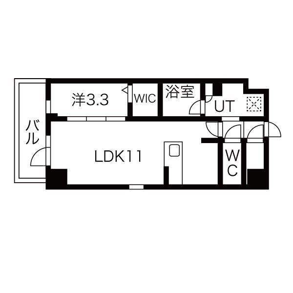 シーズンフラッツ高田馬場リバーサイドサウス 308号室 間取り