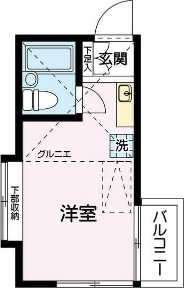 ルネ巣鴨 203号室 間取り