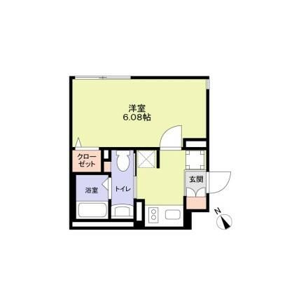 The　Residence　Ichigayadaimachi 303号室 間取り