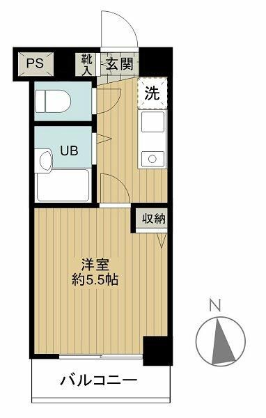 スカイコート高田馬場第五 804号室 間取り