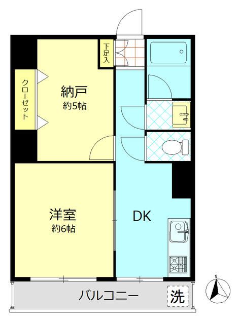 峰マンション（台東区） 202号室 間取り