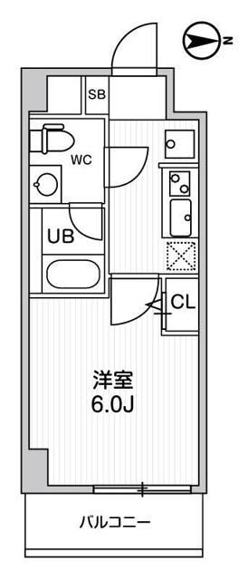 ・ＡＬＴＥＲＮＡ四つ木 802号室 間取り