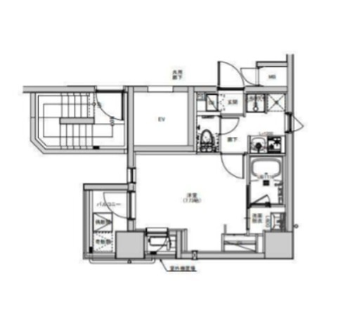 Ｓ－ＲＥＳＩＤＥＮＣＥ綾瀬ｒｉｖｉｅ 803号室 間取り