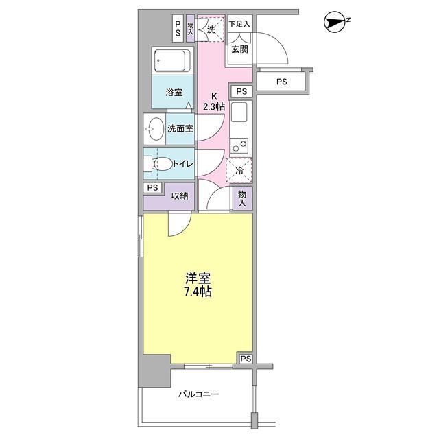 レキシントン・スクエア新宿御苑 301号室 間取り