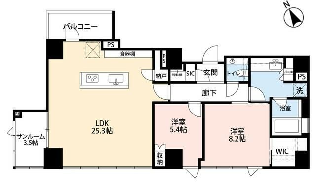 希神楽坂テラス 間取り図