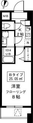 Ｆａｂｕｌｏｕｓ下北沢 603号室 間取り
