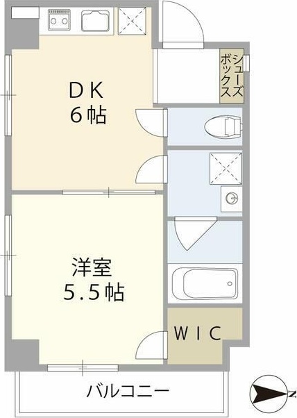 ＧＬＡＮＺ 801号室 間取り