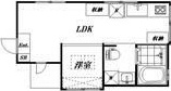 ルミナス渋谷本町 1号室 間取り
