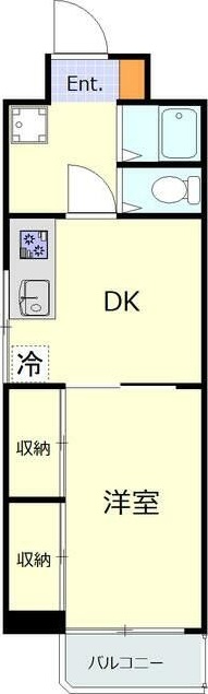 ルミネ日本橋 1104号室 間取り