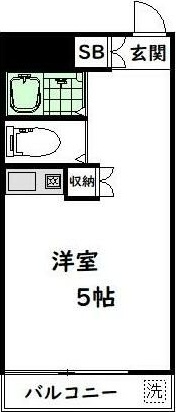 センチュリー野方 102号室 間取り