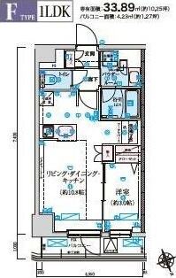 リヴシティ初台 902号室 間取り
