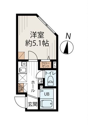 ＧａｒｄｅｎＣｏｕｒｔさくら通り 303号室 間取り