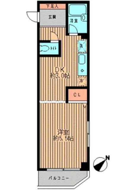 サウスシティ阿佐ヶ谷 間取り図