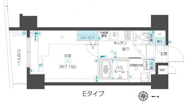 ＺＯＯＭ市谷本村町 間取り図
