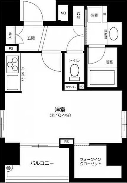 レヴィーナ東京八重洲通り 601号室 間取り