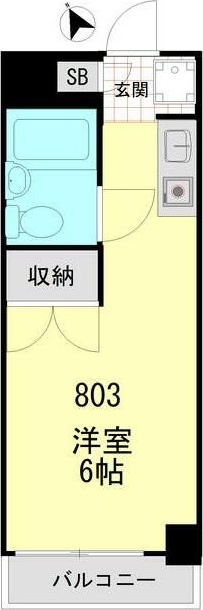 トップ川崎第５ 803号室 間取り