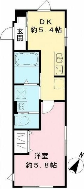 ルガロ西麻布 102号室 間取り