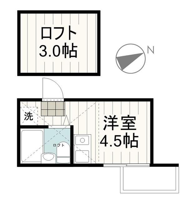 シャンテ東日暮里 302号室 間取り