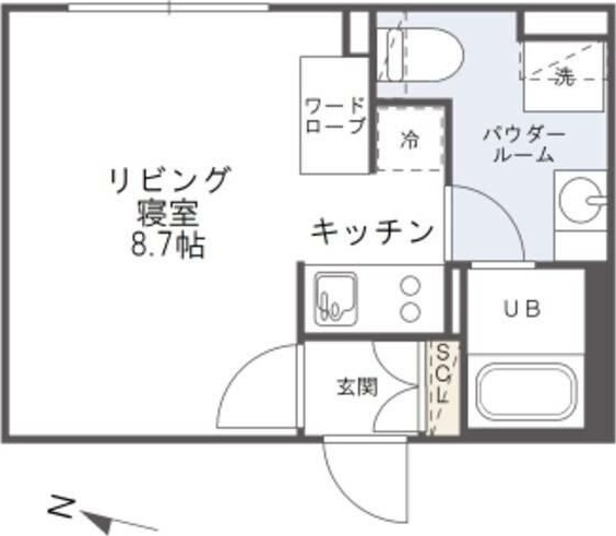 ＰＡＳＥＯ代々木 202号室 間取り