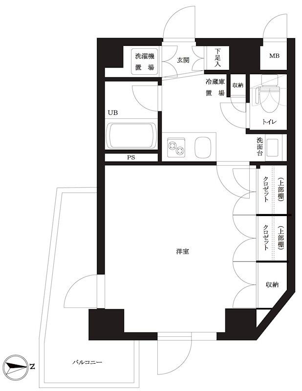 ルーブル高田馬場参番館 209号室 間取り