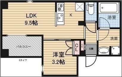 アーバンパーク三ノ輪 702号室 間取り