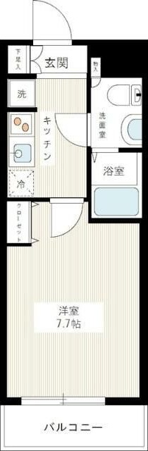 ファーストコート赤羽 201号室 間取り