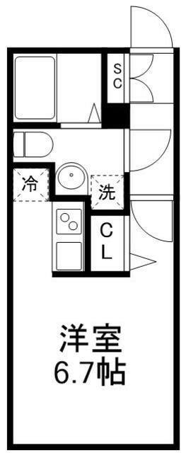 Ｂｒａｎｃｈｅ中野富士見町 303号室 間取り